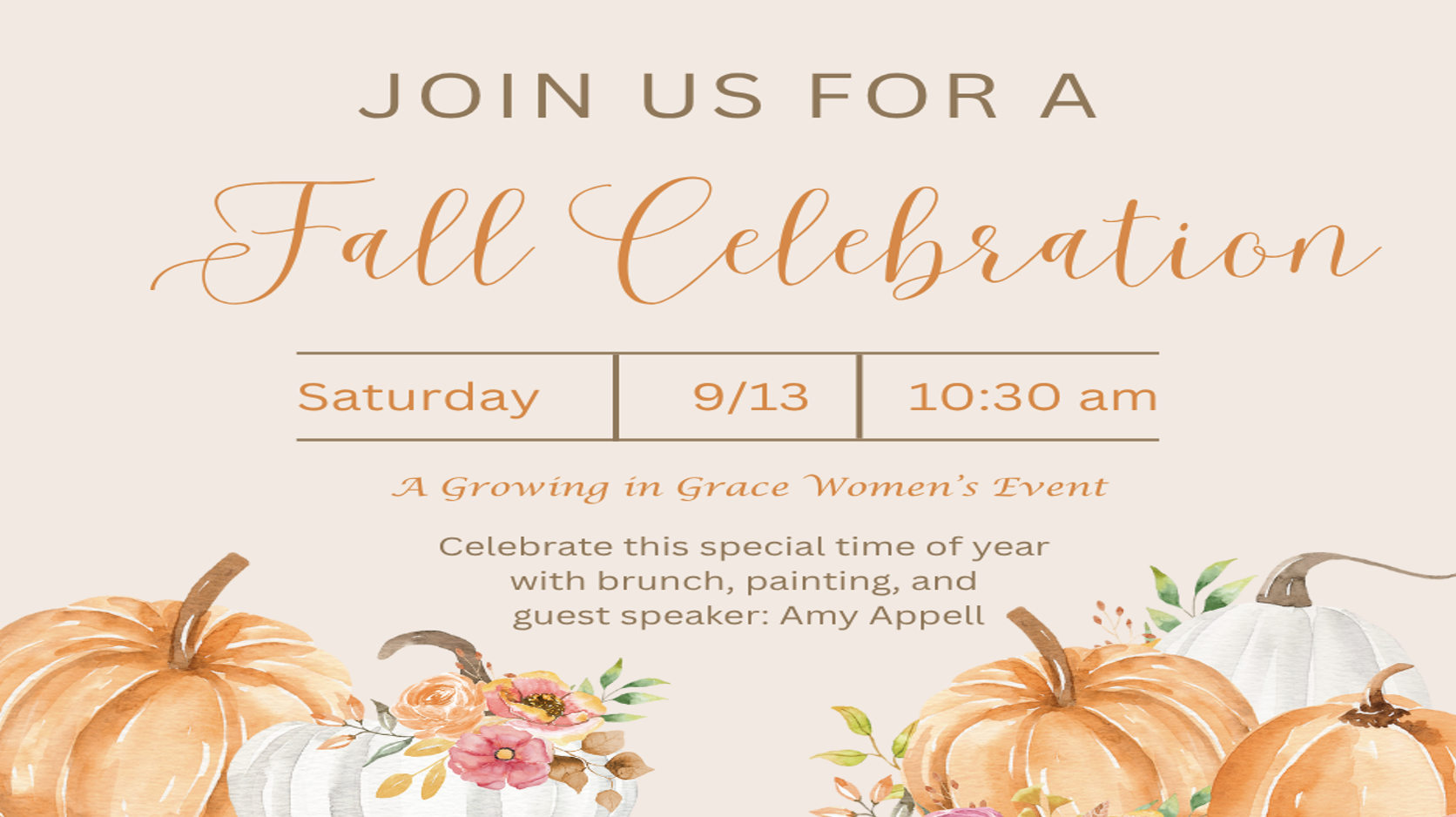 Growing in Grace Women